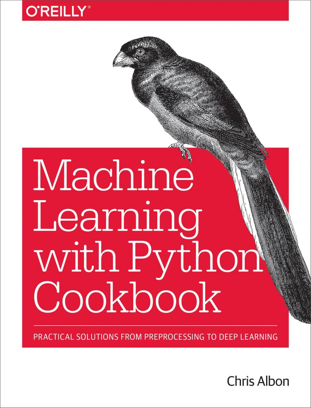 Big bigCover of Machine Learning with Python Cookbook