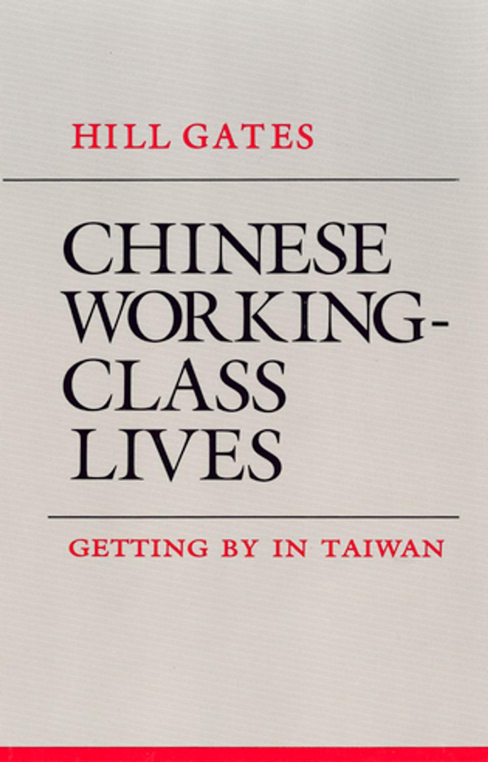Big bigCover of Chinese Working-Class Lives