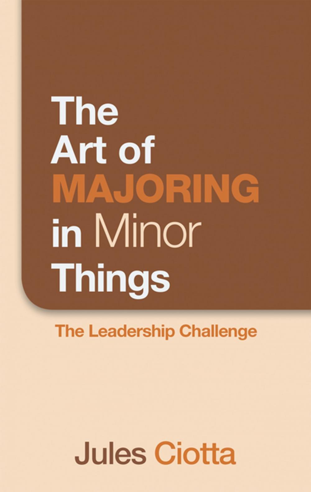 Big bigCover of The Art of Majoring in Minor Things