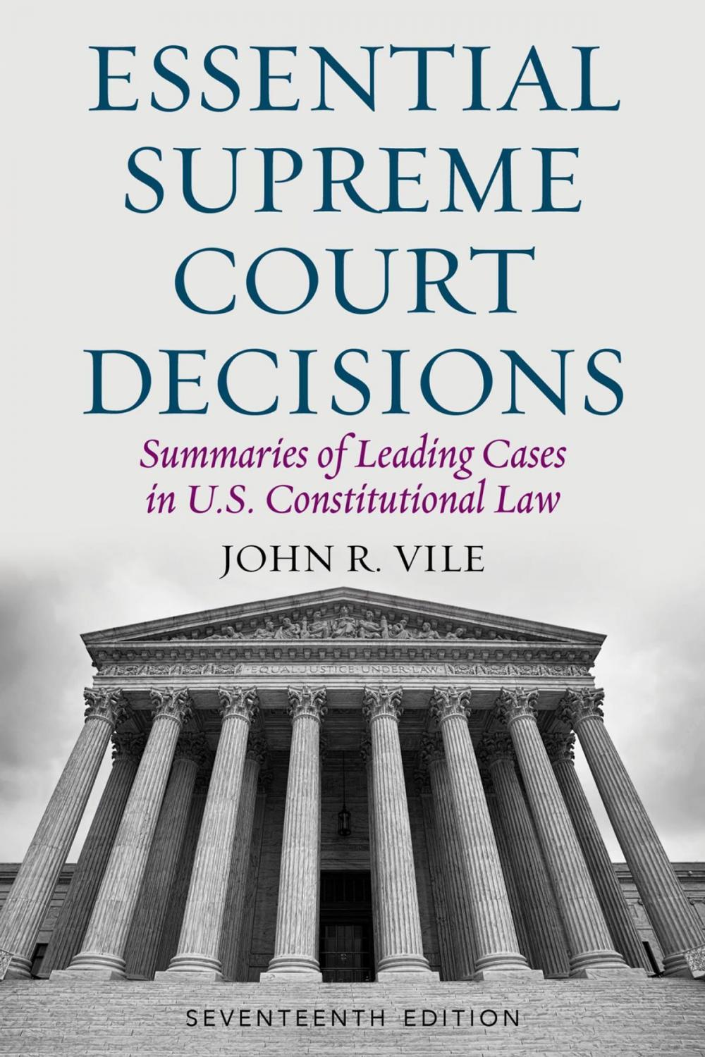 Big bigCover of Essential Supreme Court Decisions