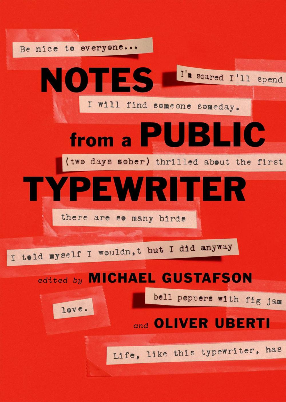 Big bigCover of Notes from a Public Typewriter