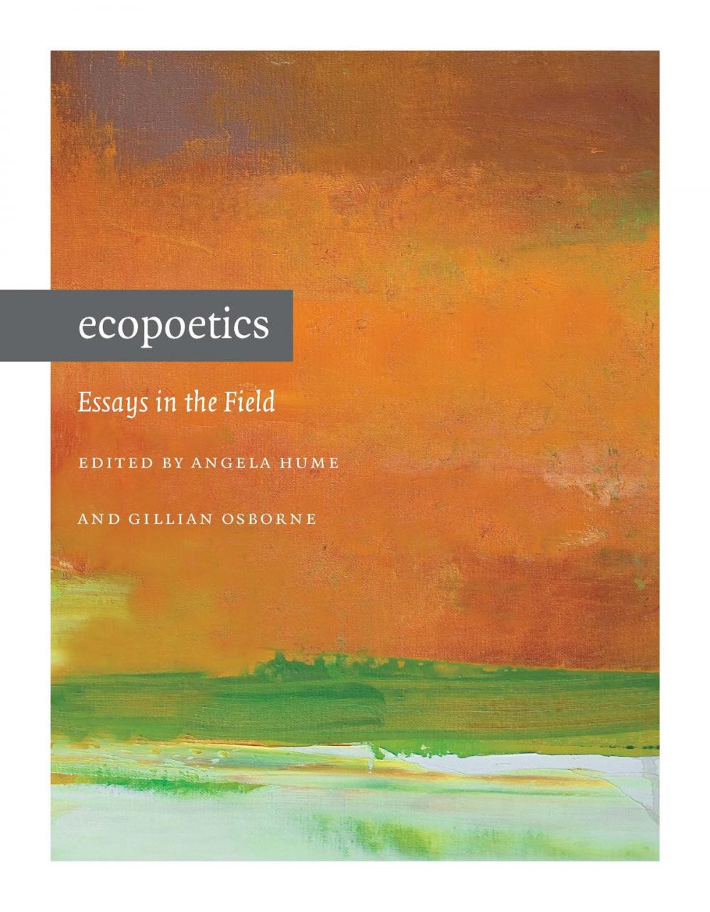 Big bigCover of Ecopoetics