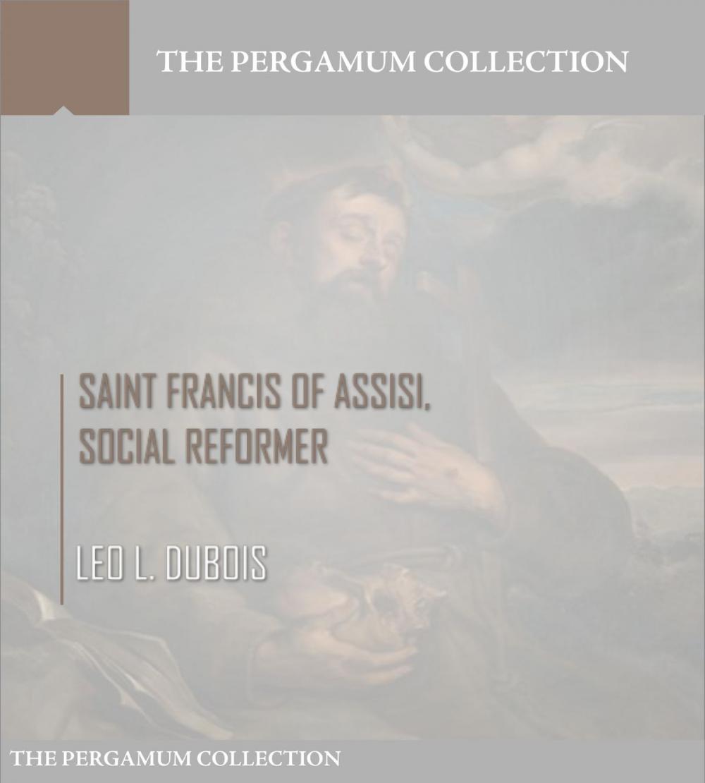 Big bigCover of Saint Francis of Assisi, Social Reformer