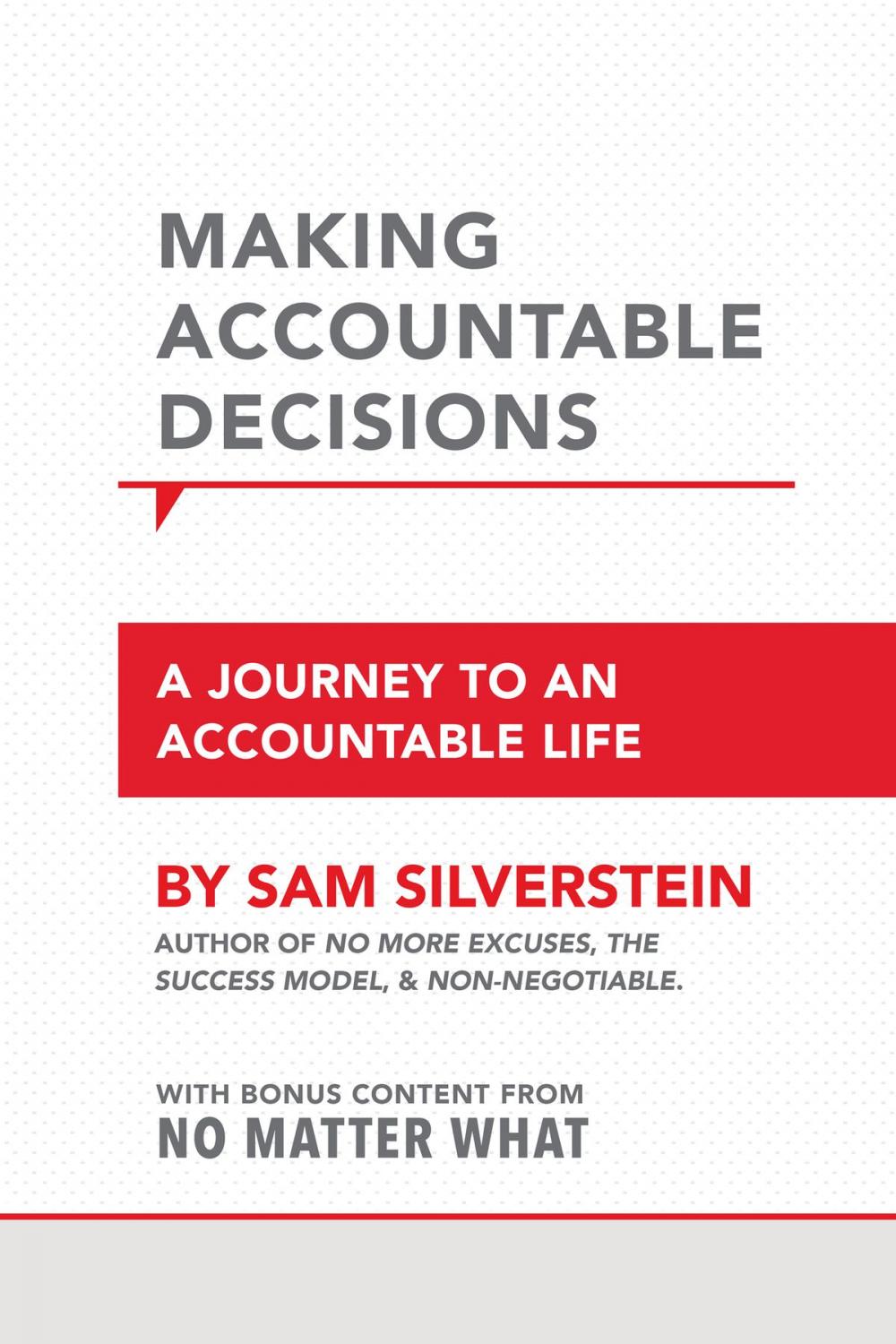 Big bigCover of Making Accountable Decisions