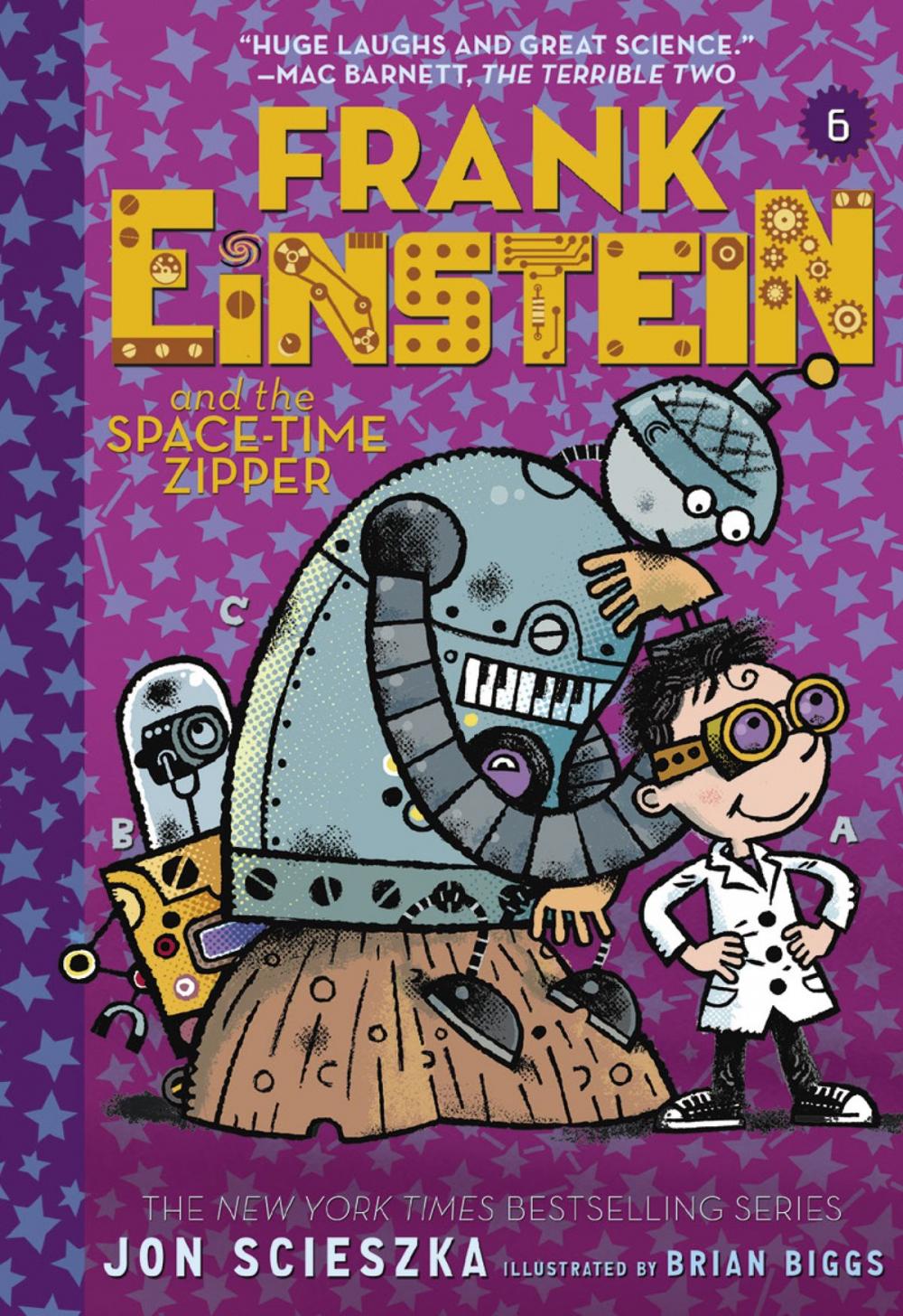 Big bigCover of Frank Einstein and the Space-Time Zipper (Frank Einstein series #6)