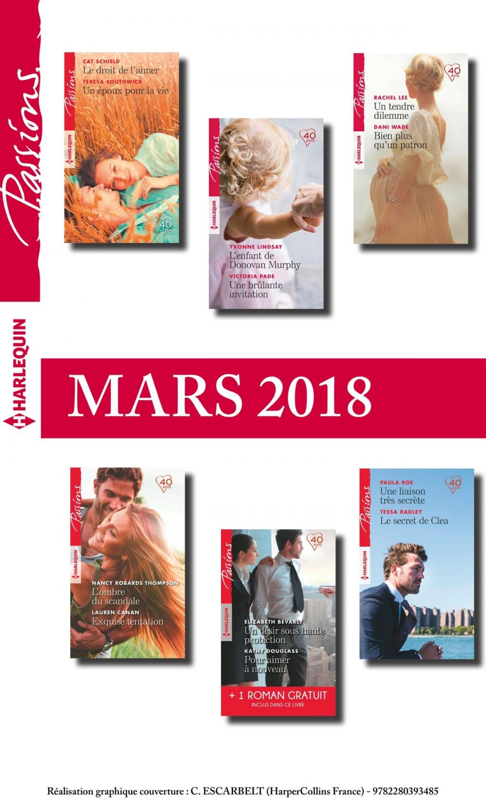 Big bigCover of 12 romans Passions + 1 gratuit (n°707 à 712 - Mars 2018)