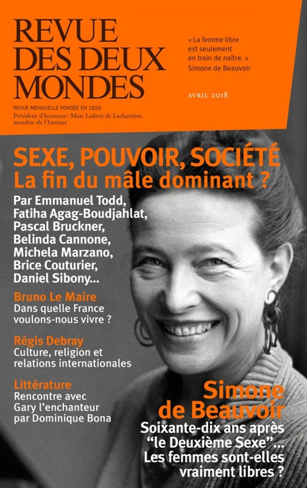 Big bigCover of Revue des Deux Mondes avril 2018