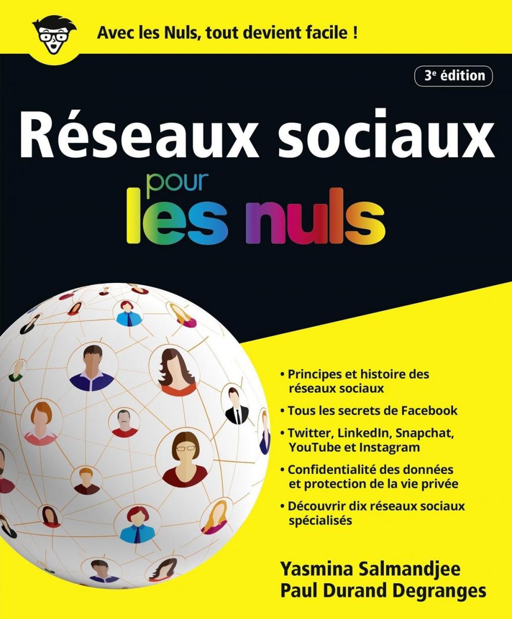 Big bigCover of Les réseaux sociaux pour les Nuls, grand format, 3e édition