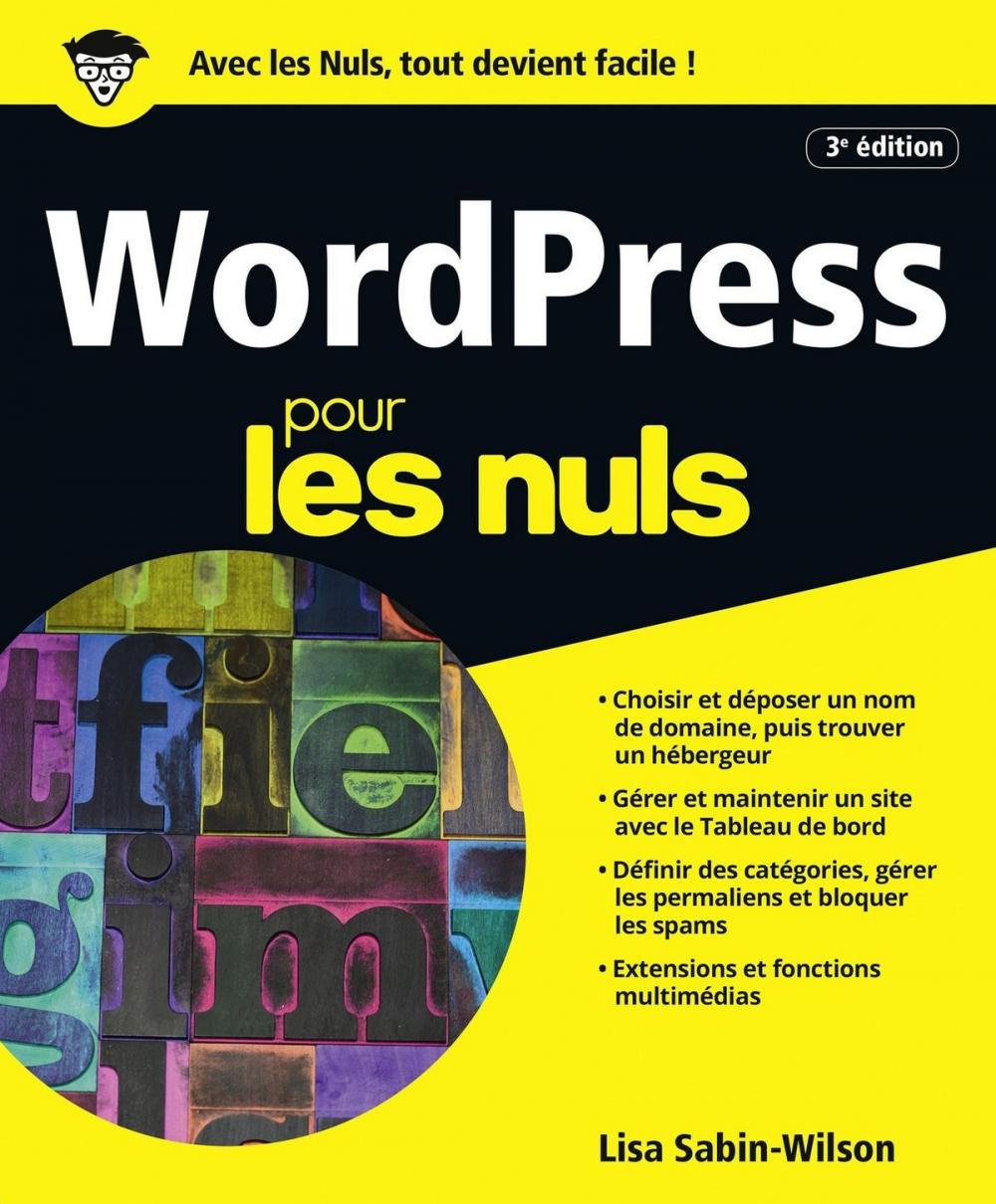 Big bigCover of WordPress pour les Nuls, grand format, 3e édition