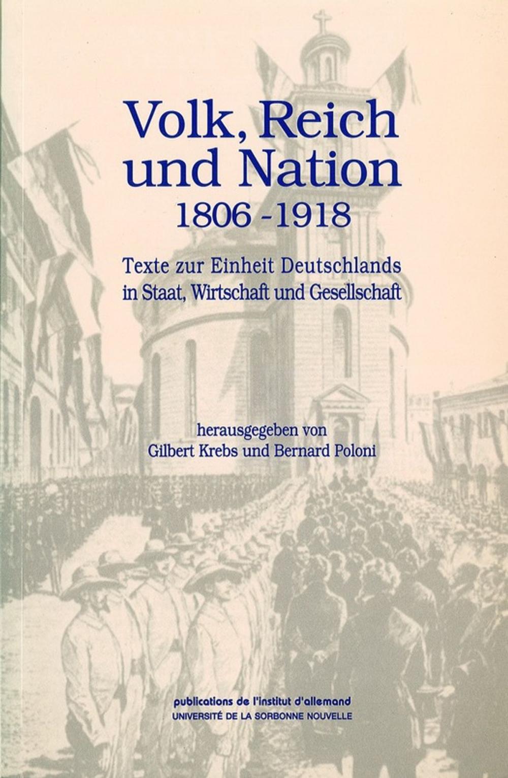 Big bigCover of Volk, Reich und Nation 1806-1918