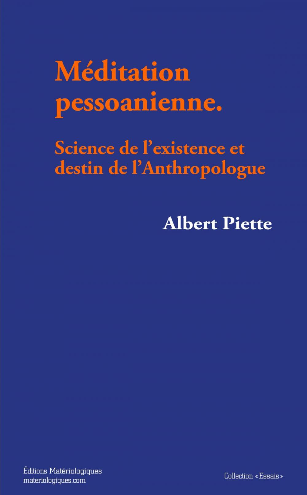 Big bigCover of Méditation pessoanienne