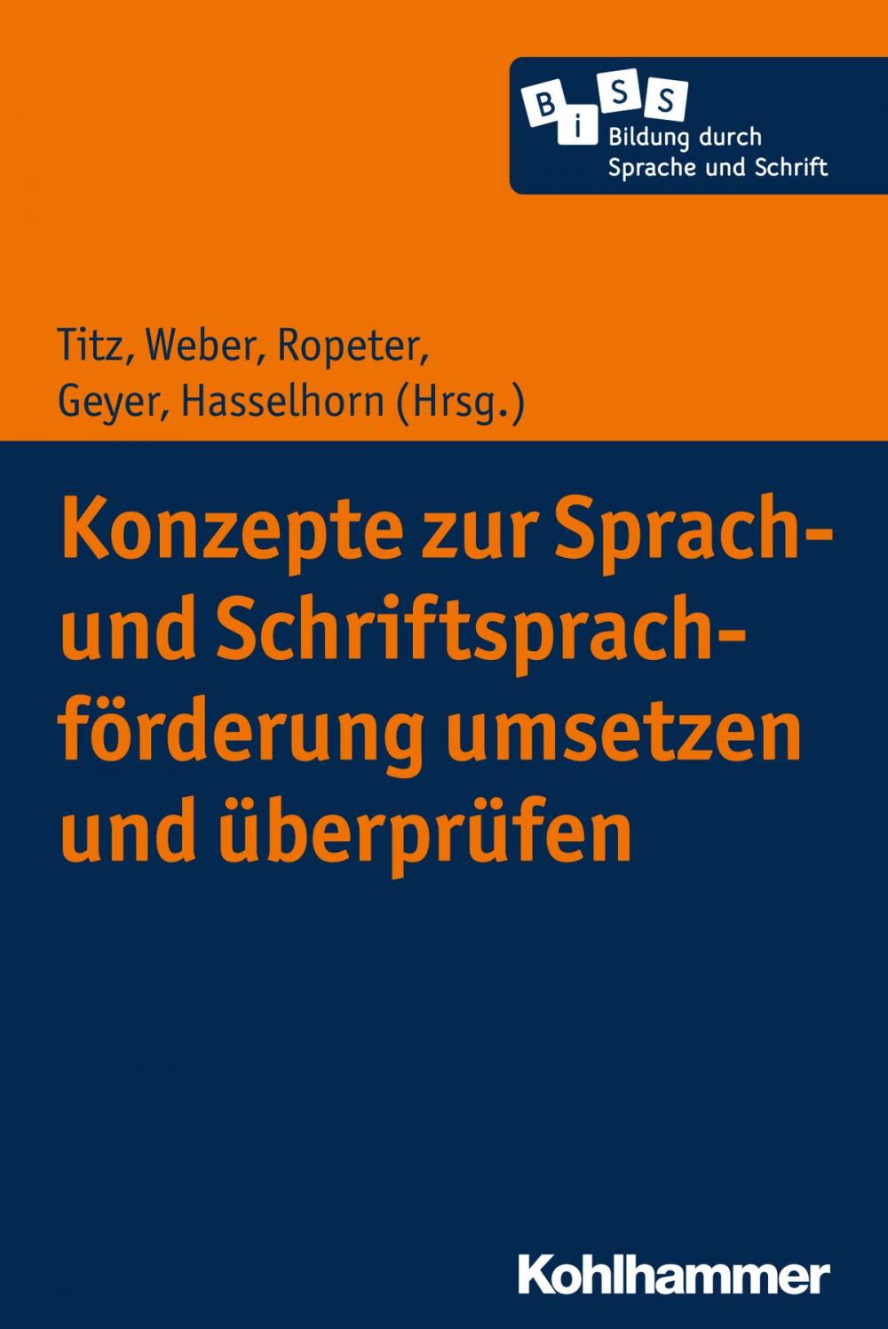 Big bigCover of Konzepte zur Sprach- und Schriftsprachförderung umsetzen und überprüfen