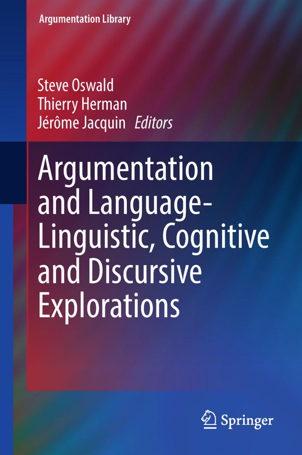 Big bigCover of Argumentation and Language — Linguistic, Cognitive and Discursive Explorations