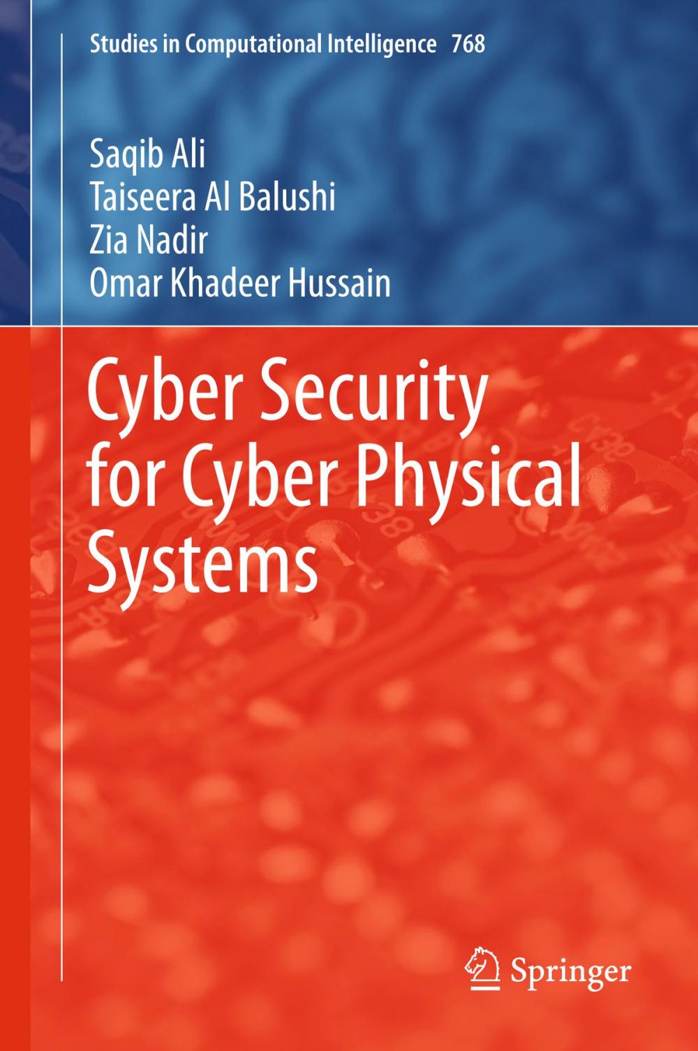 Big bigCover of Cyber Security for Cyber Physical Systems