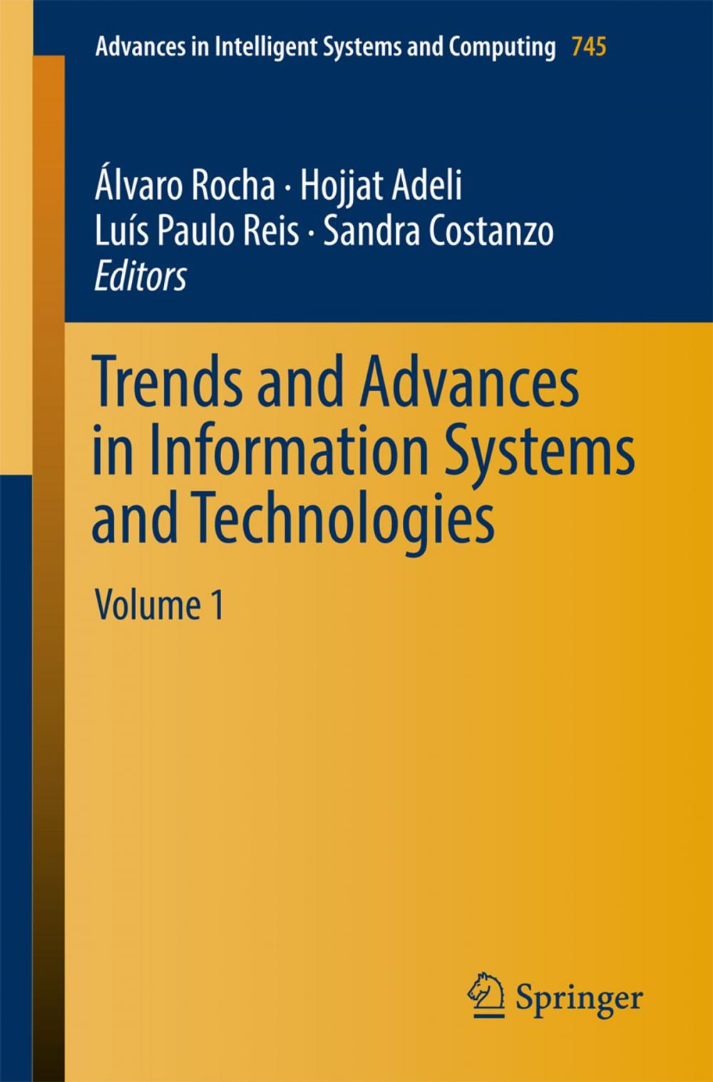 Big bigCover of Trends and Advances in Information Systems and Technologies