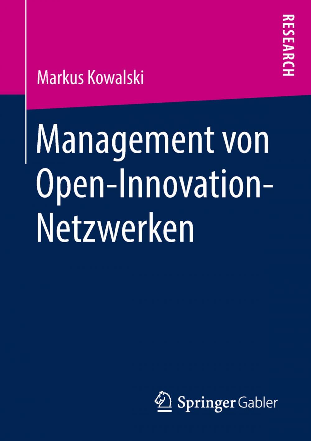 Big bigCover of Management von Open-Innovation-Netzwerken