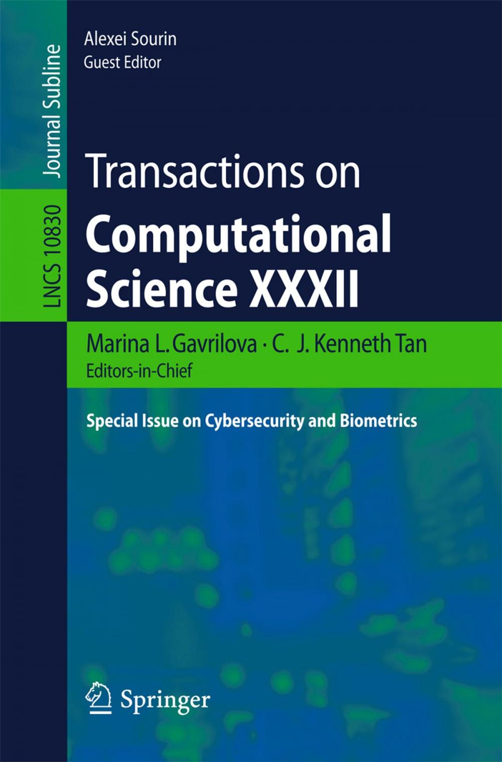 Big bigCover of Transactions on Computational Science XXXII