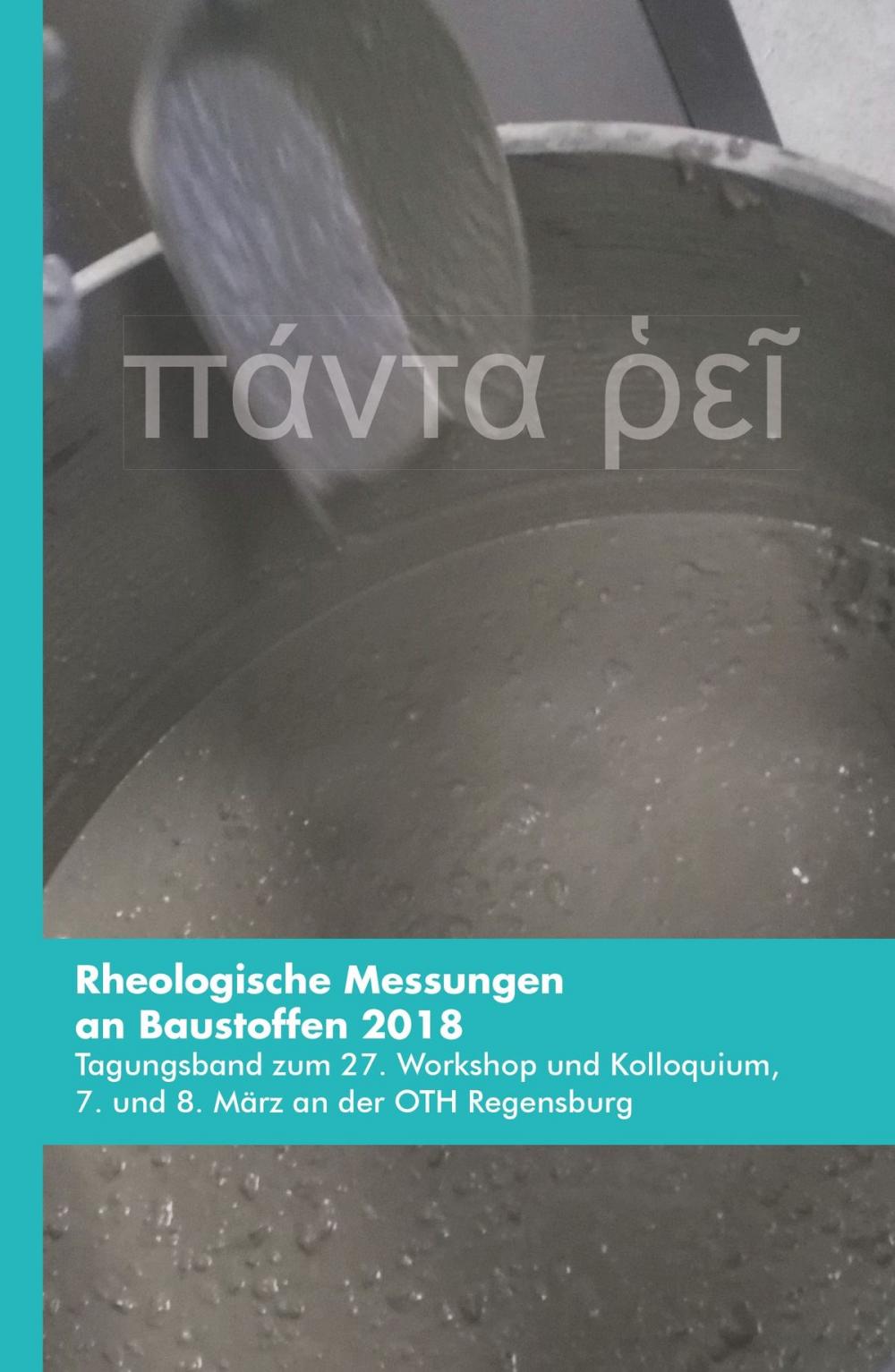 Big bigCover of Rheologische Messungen an Baustoffen 2018