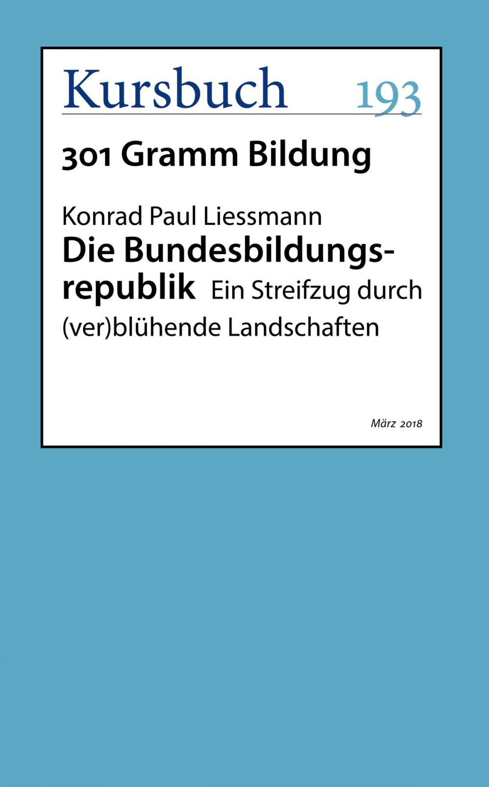 Big bigCover of Die Bundesbildungsrepublik