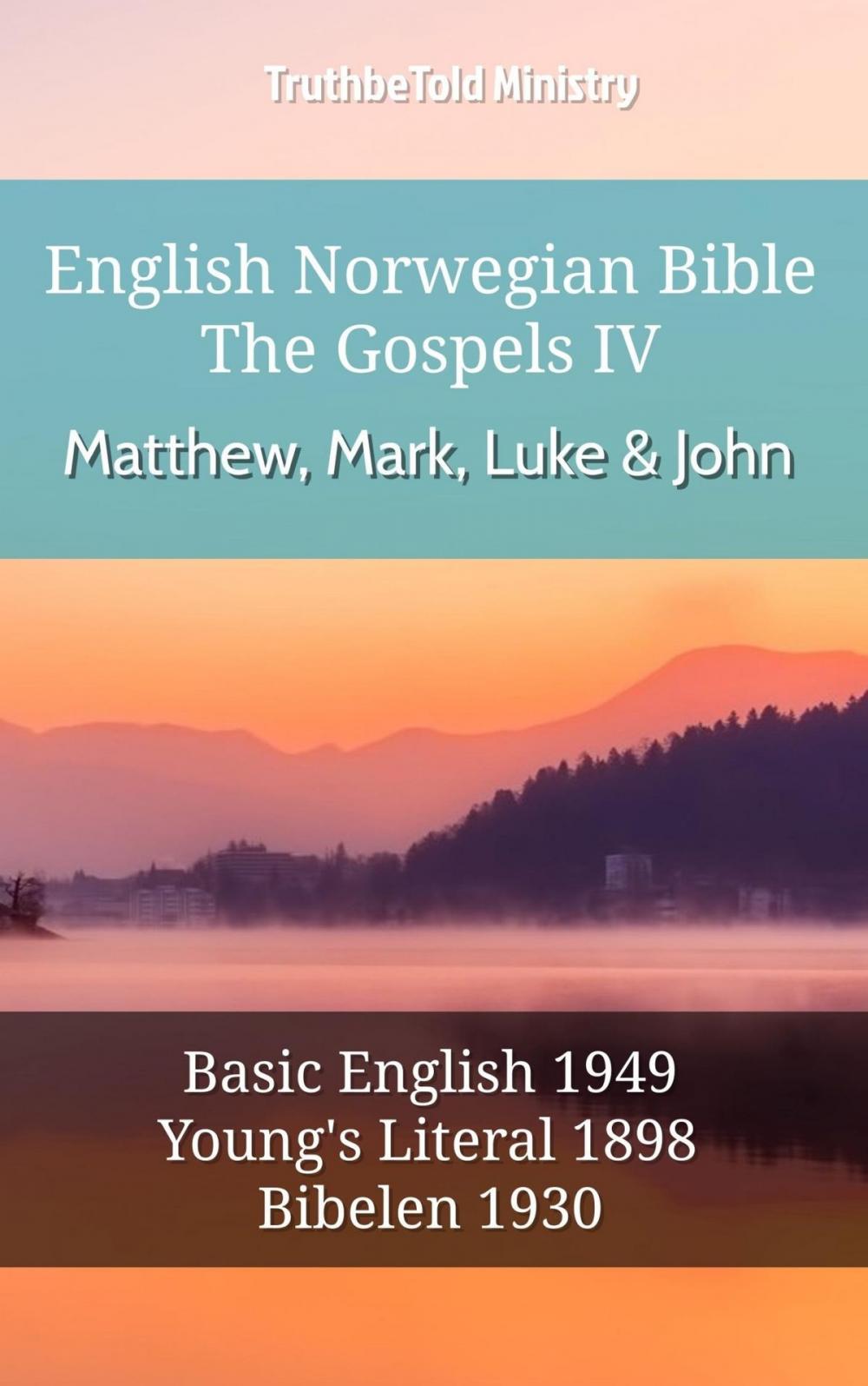 Big bigCover of English Norwegian Bible - The Gospels IV - Matthew, Mark, Luke and John