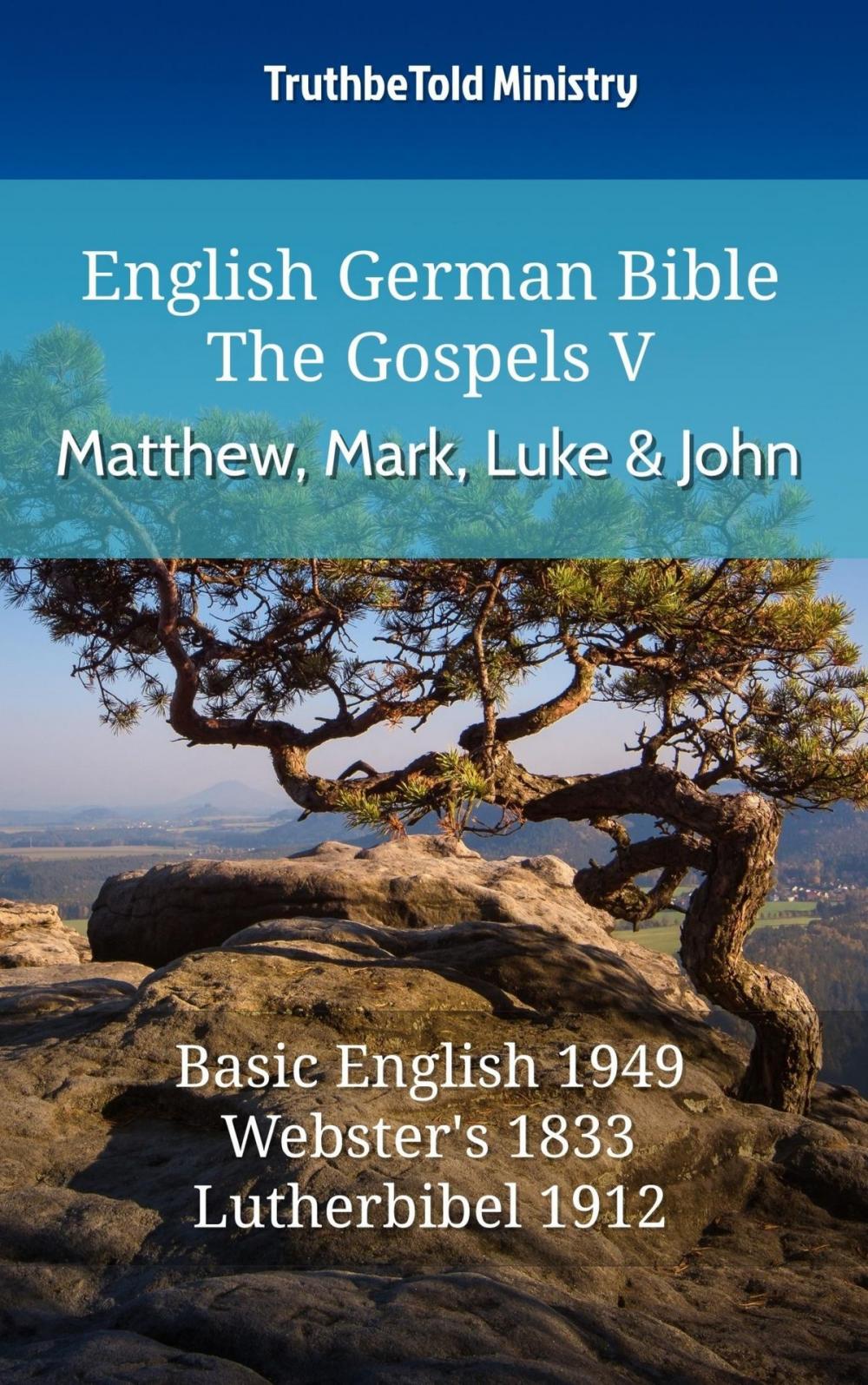 Big bigCover of English German Bible - The Gospels V - Matthew, Mark, Luke and John