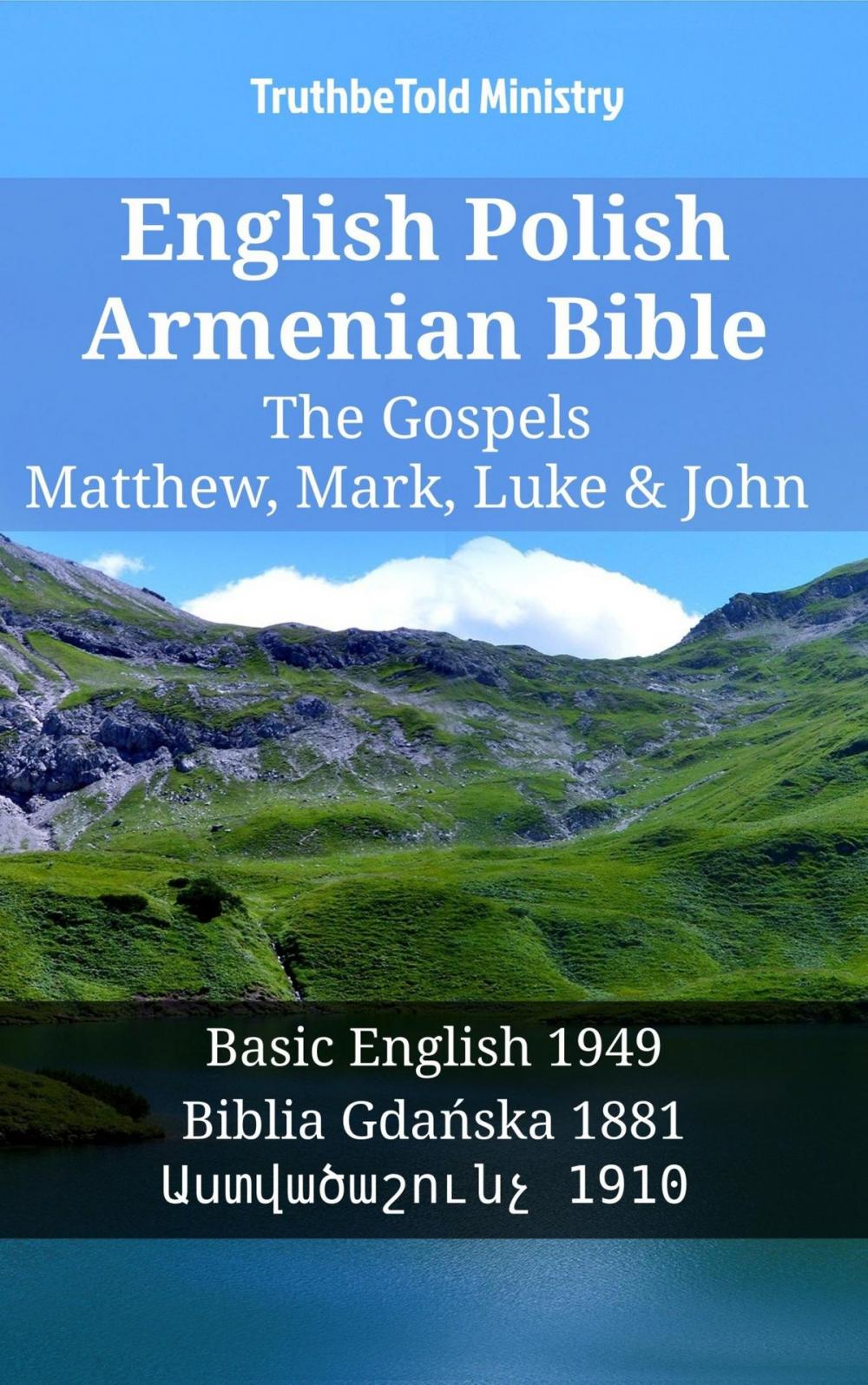 Big bigCover of English Polish Armenian Bible - The Gospels - Matthew, Mark, Luke & John