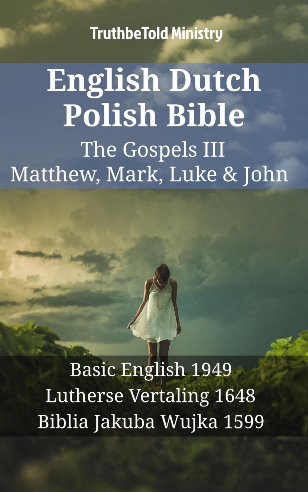 Big bigCover of English Dutch Polish Bible - The Gospels III - Matthew, Mark, Luke & John