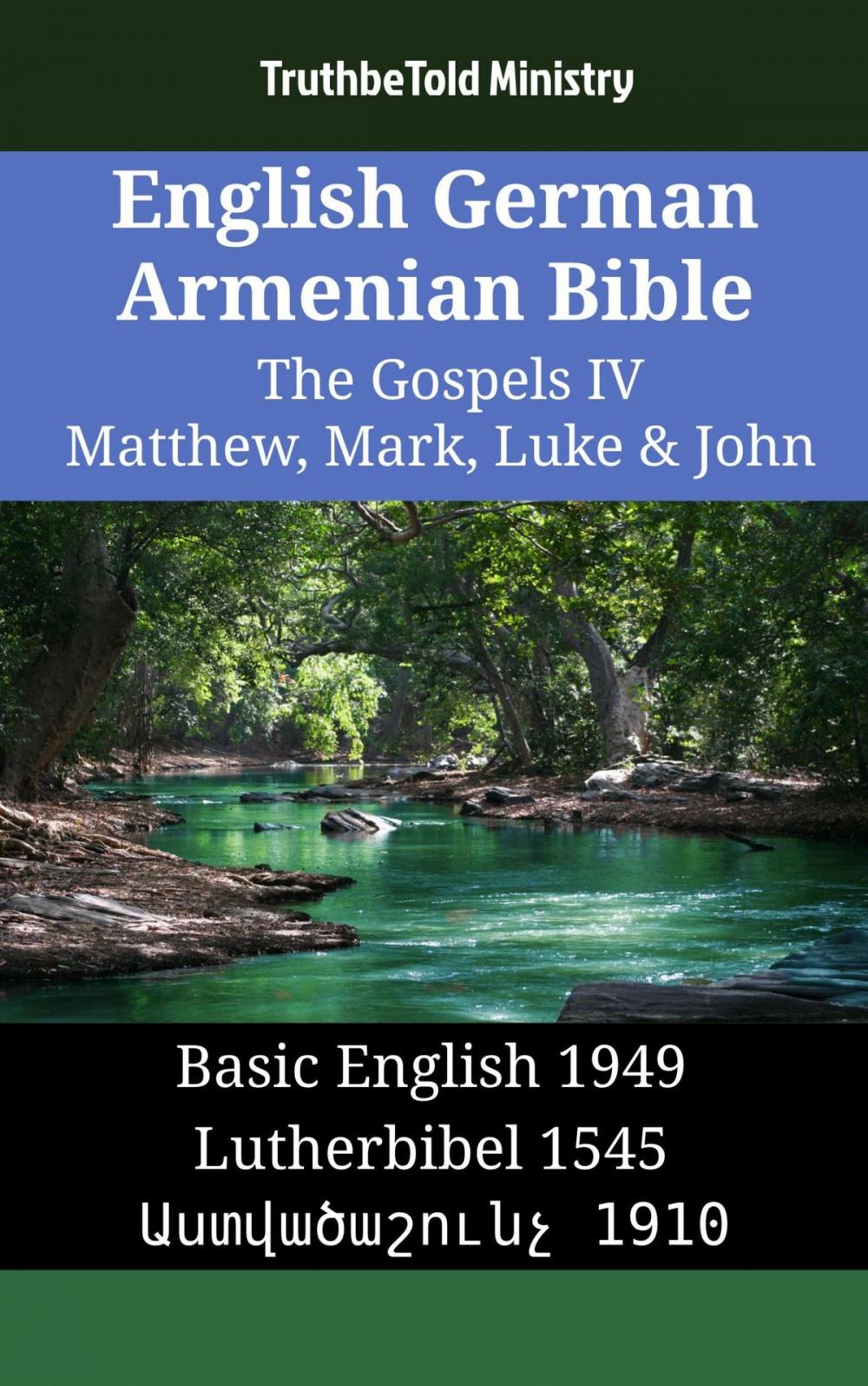 Big bigCover of English German Armenian Bible - The Gospels IV - Matthew, Mark, Luke & John