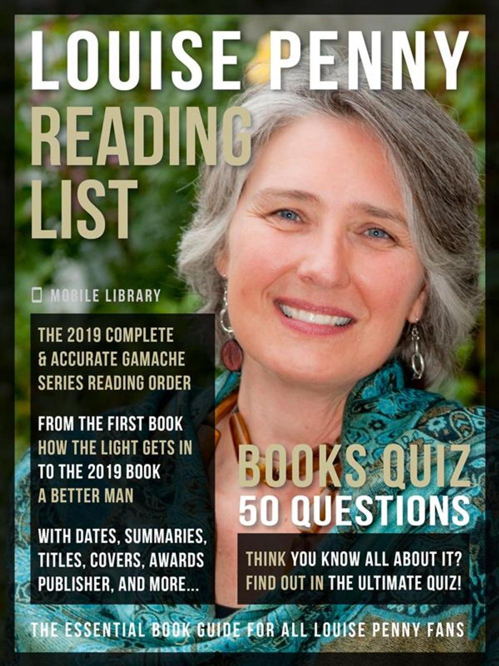 Big bigCover of Louise Penny Reading List and Books Quiz