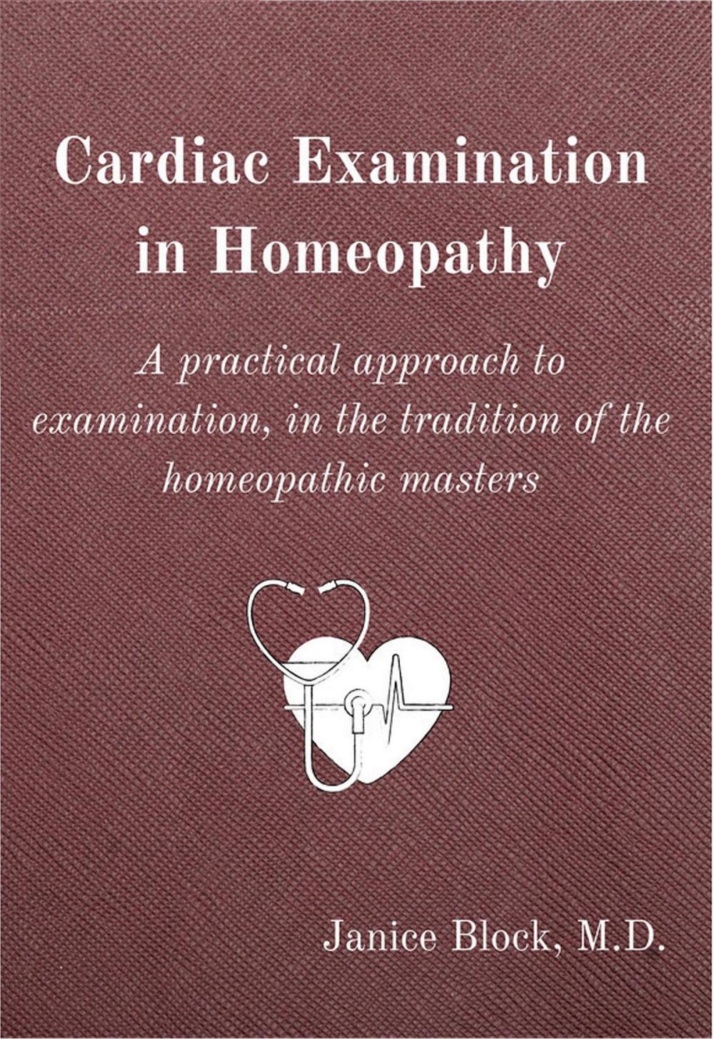 Big bigCover of Cardiac Examination in Homeopathy