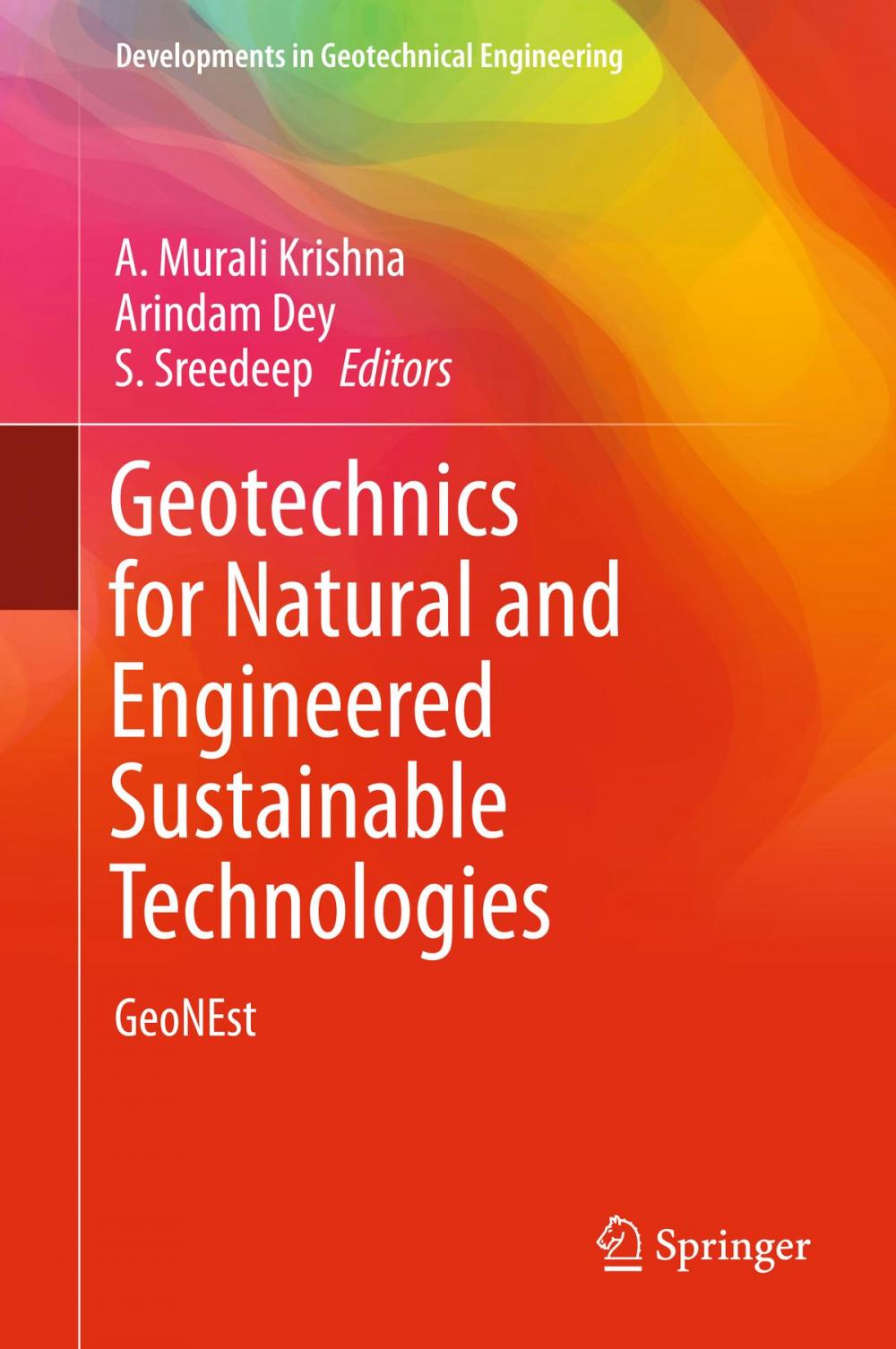 Big bigCover of Geotechnics for Natural and Engineered Sustainable Technologies