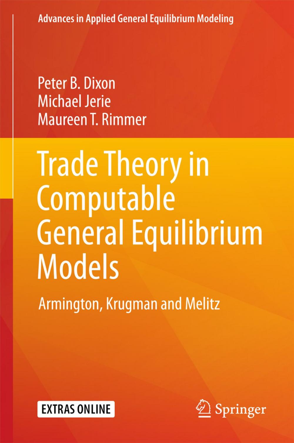 Big bigCover of Trade Theory in Computable General Equilibrium Models