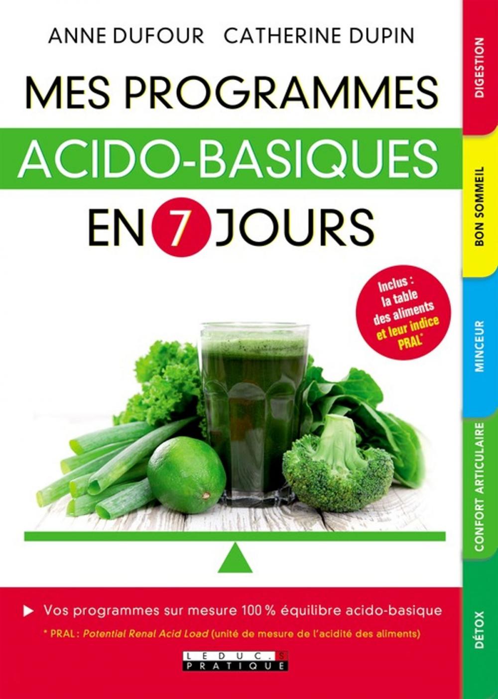 Big bigCover of Mes programmes acido-basiques en 7 jours