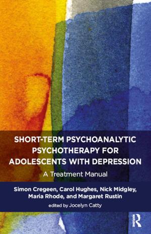 Cover of the book Short-term Psychoanalytic Psychotherapy for Adolescents with Depression by Go Tamakoshi, Shigeyuki Hamori