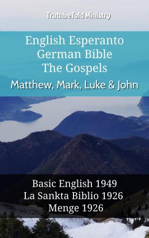 Cover of English Esperanto German Bible - The Gospels - Matthew, Mark, Luke & John