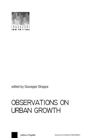 Book cover of Observations on urban growth