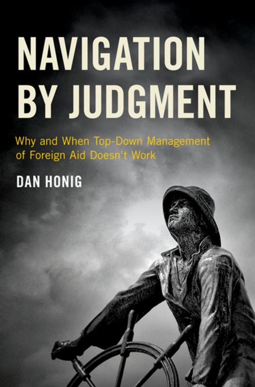 Cover of the book Navigation by Judgment by Dan Honig, Oxford University Press