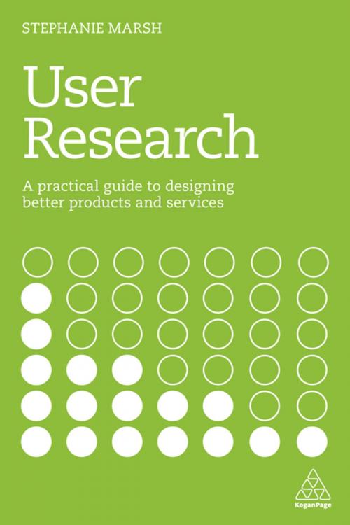 Cover of the book User Research by Stephanie Marsh, Kogan Page