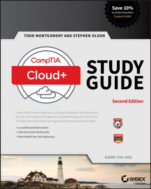 Cover of the book CompTIA Cloud+ Study Guide by Todd Montgomery, Stephen Olson, Wiley