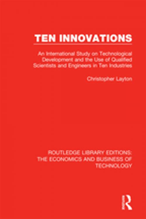 Cover of the book Ten Innovations by Christopher Layton, Taylor and Francis