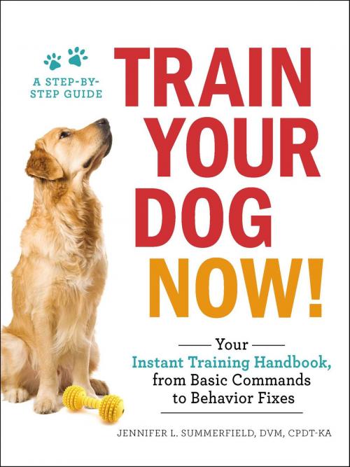 Cover of the book Train Your Dog Now! by Jennifer L. Summerfield, Adams Media