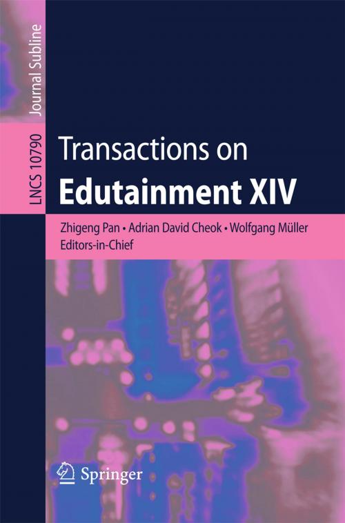 Cover of the book Transactions on Edutainment XIV by , Springer Berlin Heidelberg