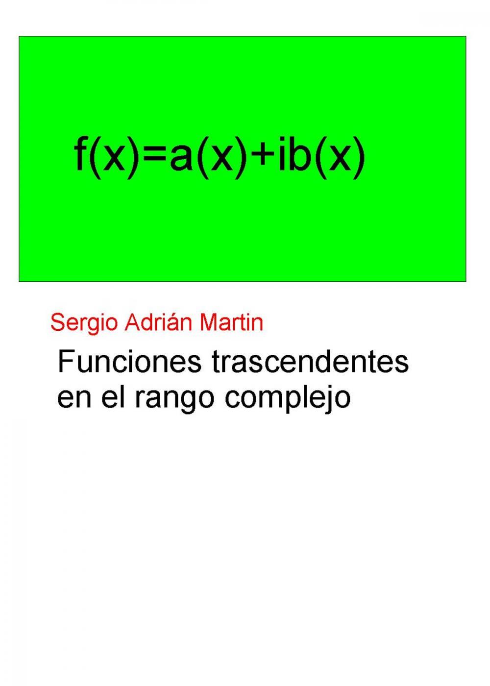 Big bigCover of Funciones trascendentes en el plano complejo