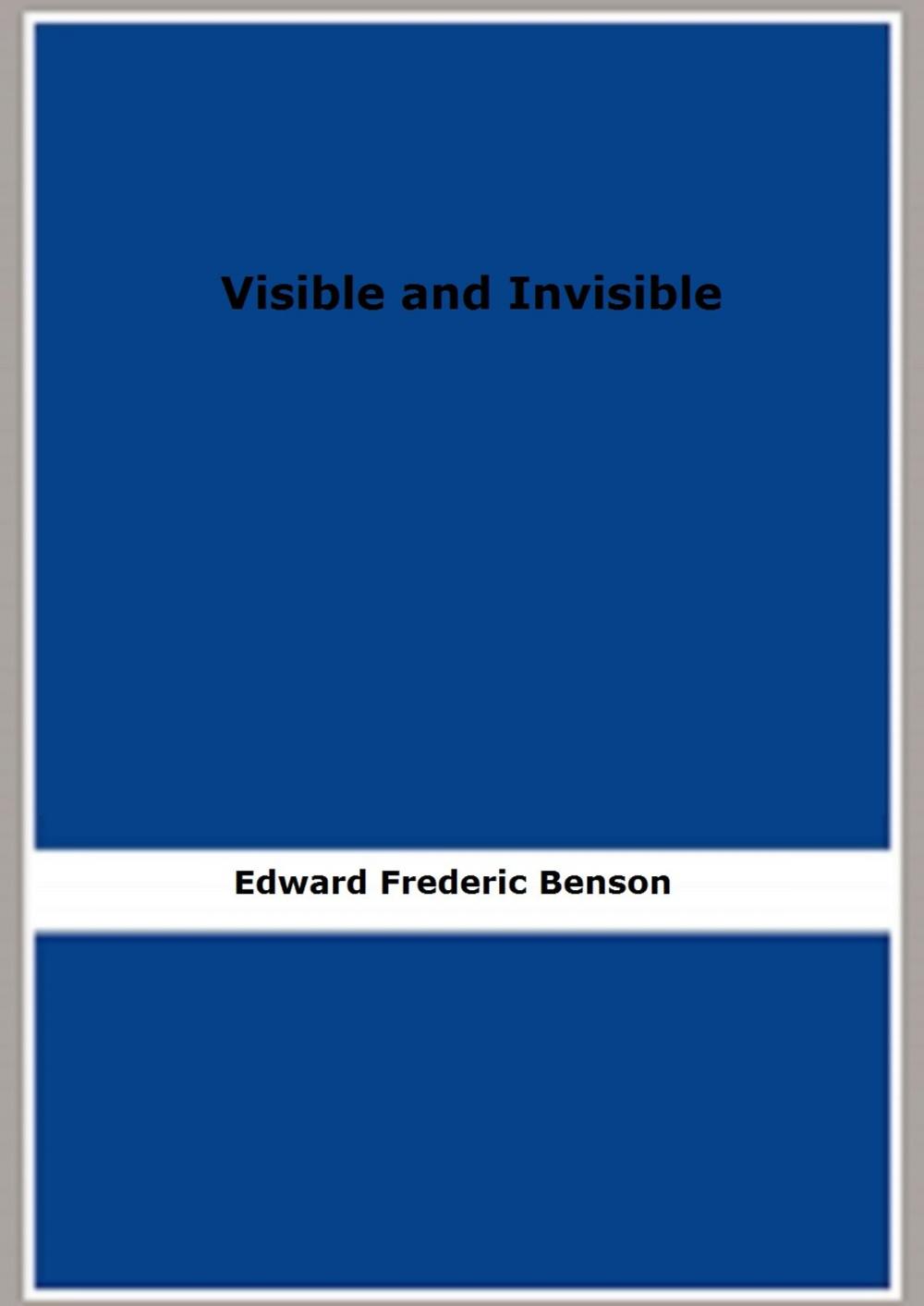 Big bigCover of Visible and Invisible