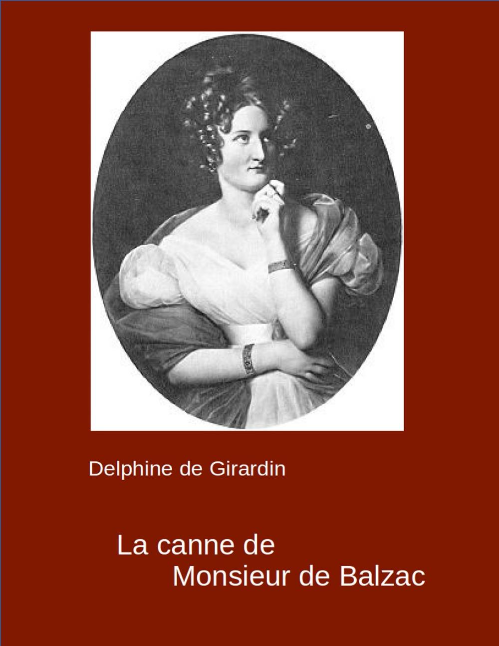 Big bigCover of La Canne de Monsieur de Balzac