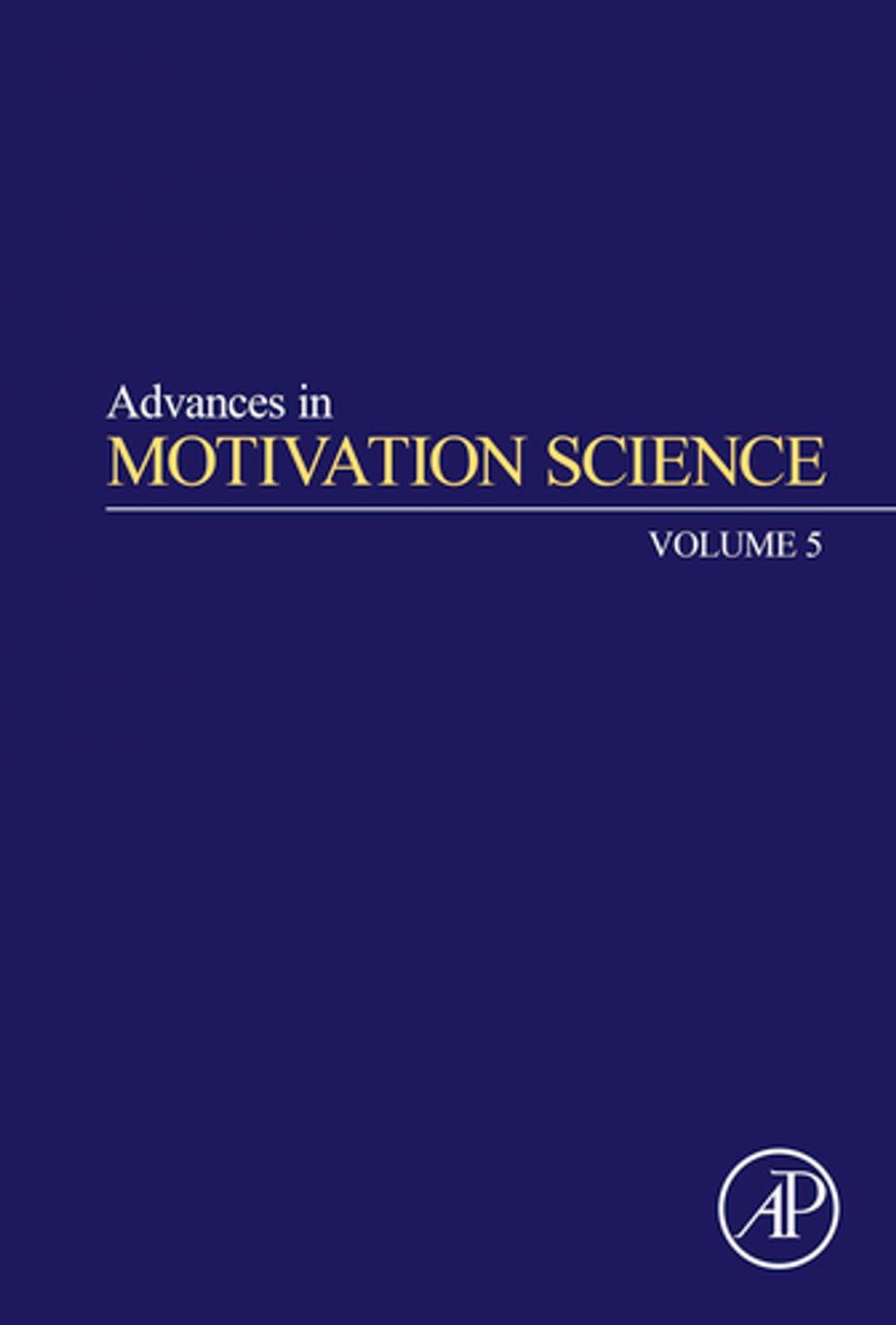 Big bigCover of Advances in Motivation Science