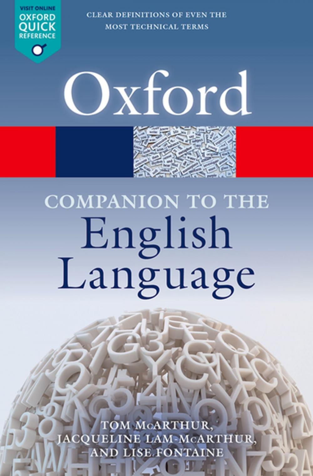 Big bigCover of Oxford Companion to the English Language