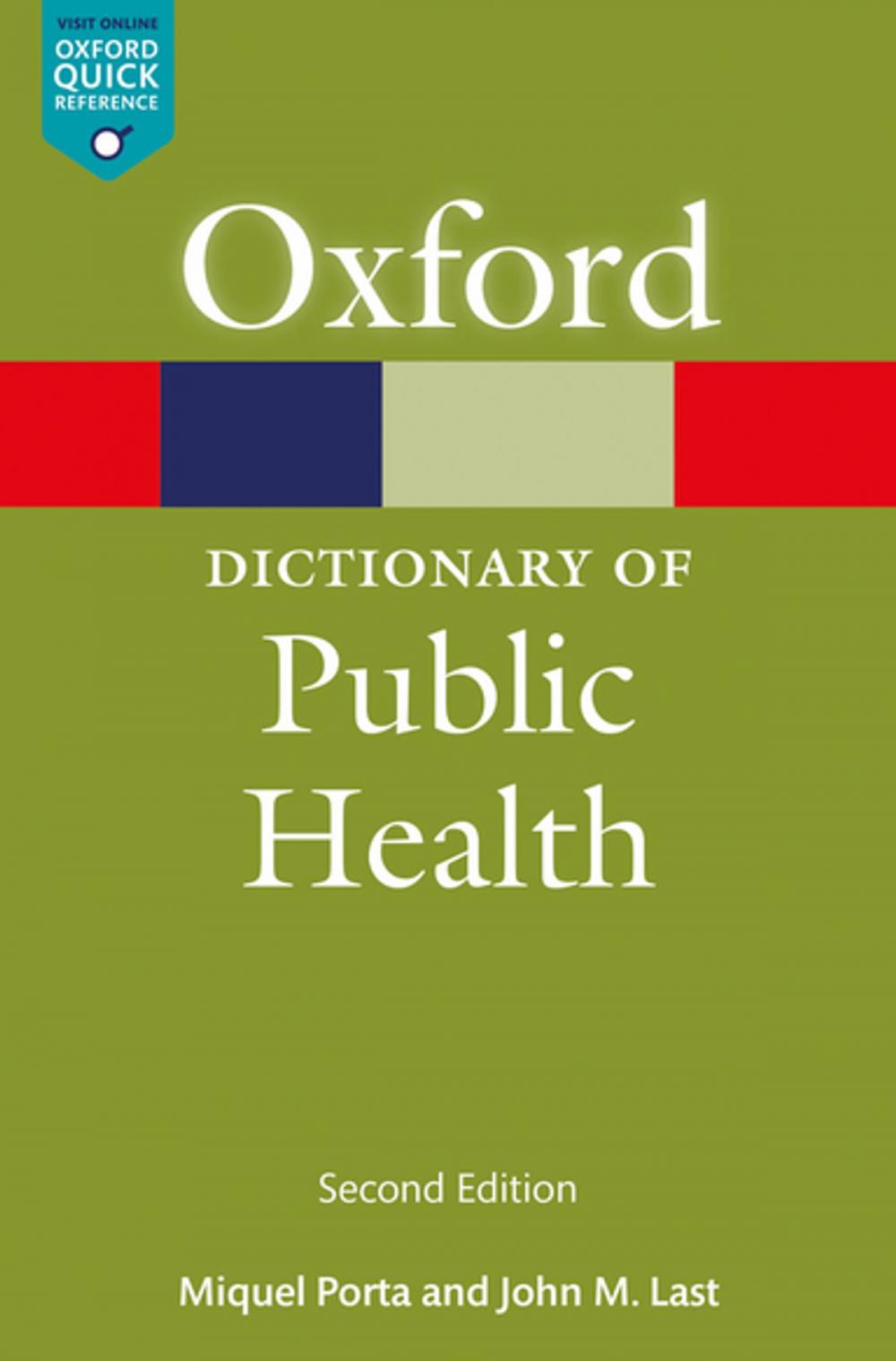 Big bigCover of A Dictionary of Public Health