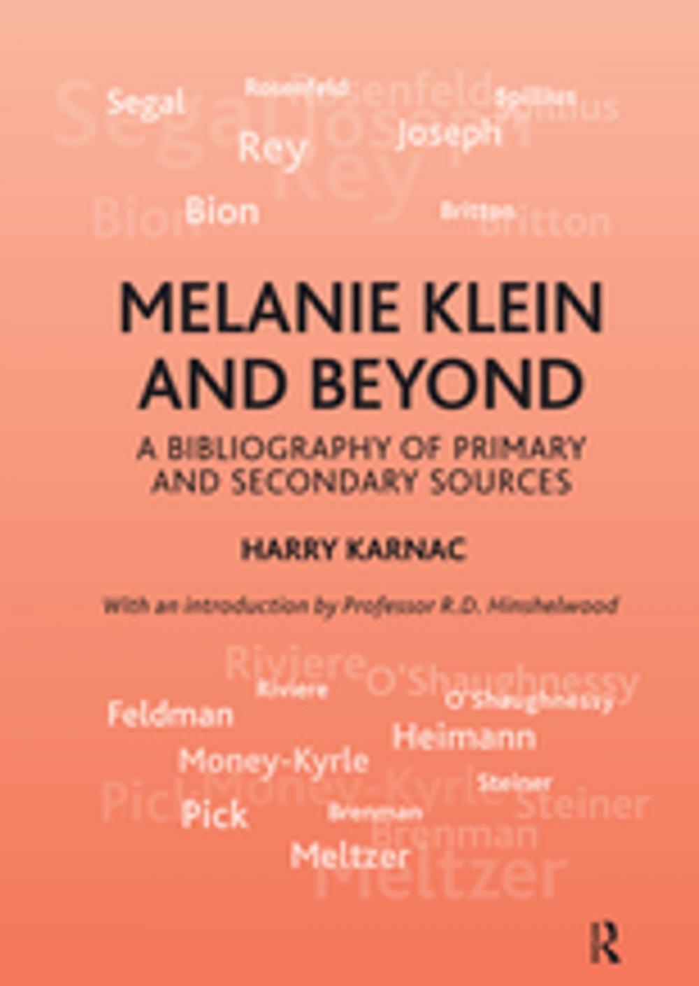 Big bigCover of Melanie Klein and Beyond