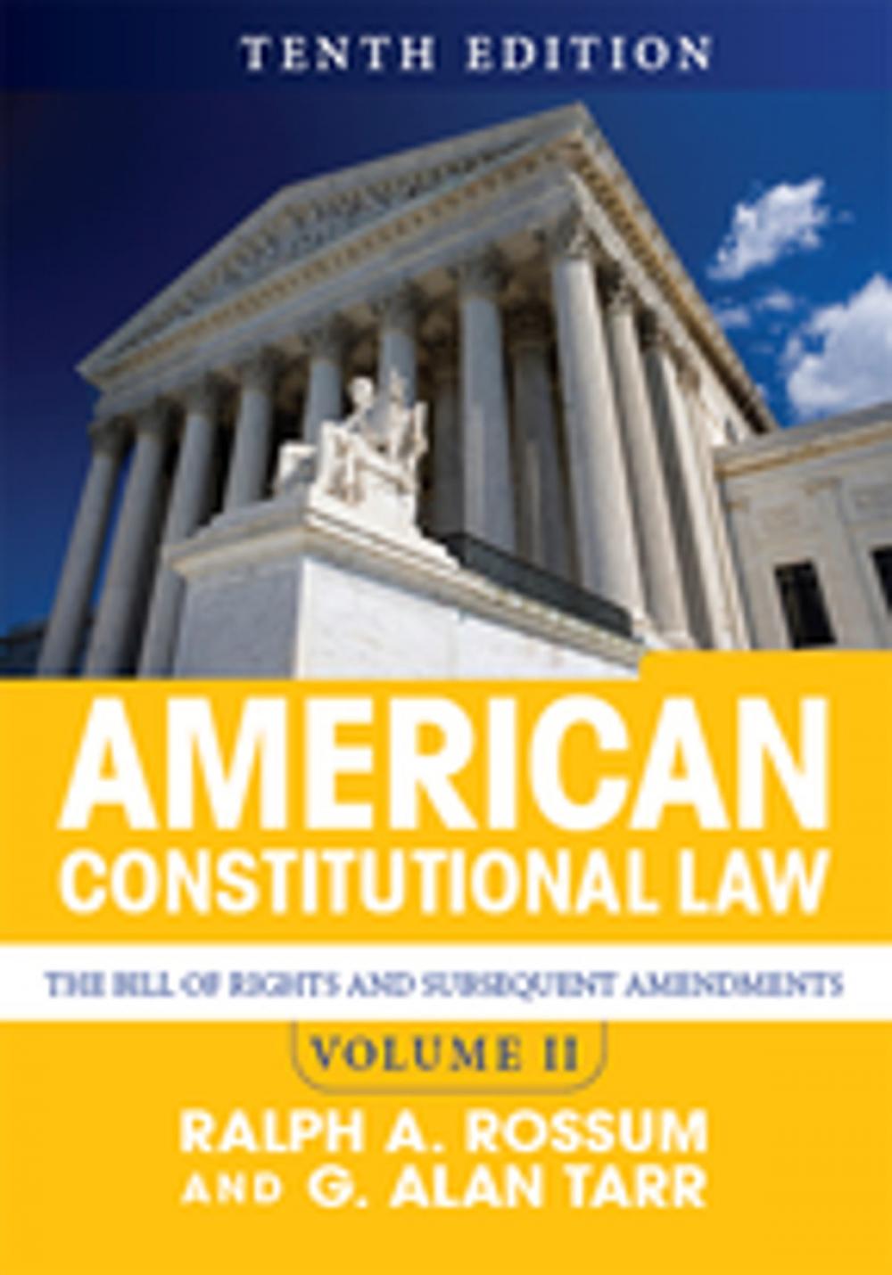 Big bigCover of American Constitutional Law, Volume II